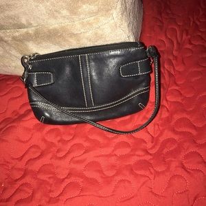 Black Coach wristlet